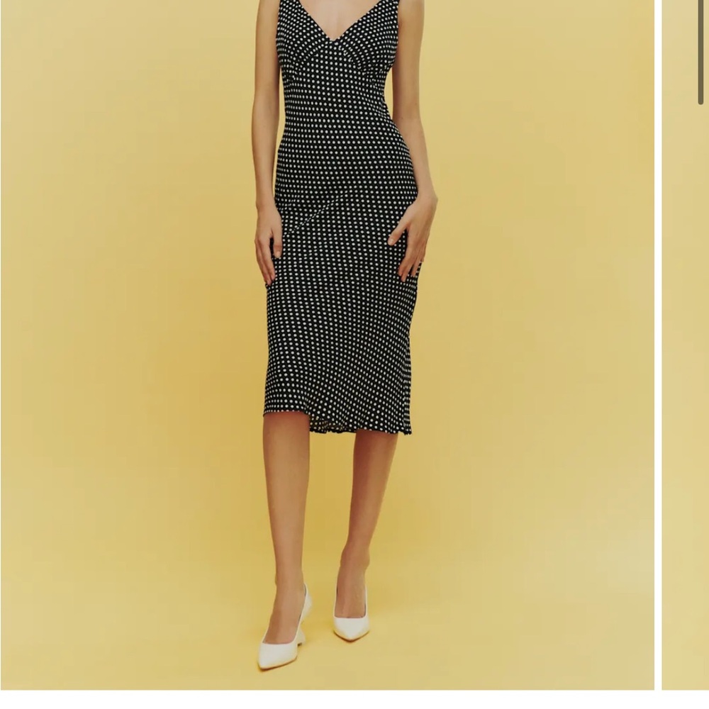 Reformation Polka dot dress